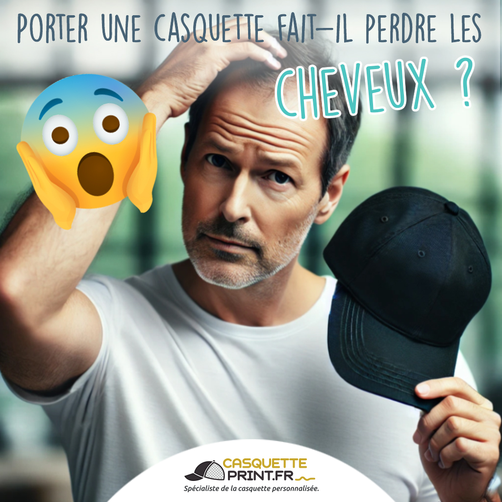 Porter une casquette fait-il perdre les cheveux ? Casquette Print